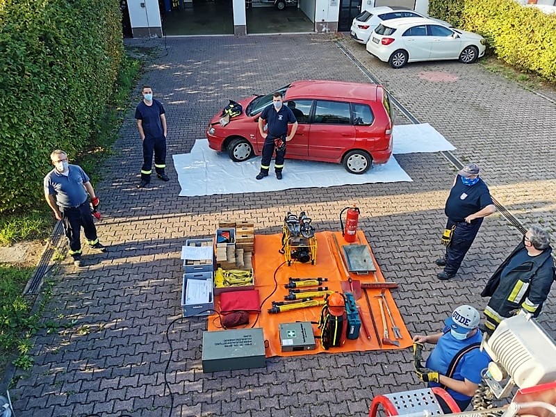 Bereitstellung technischer Geräte an der Einsatzstelle